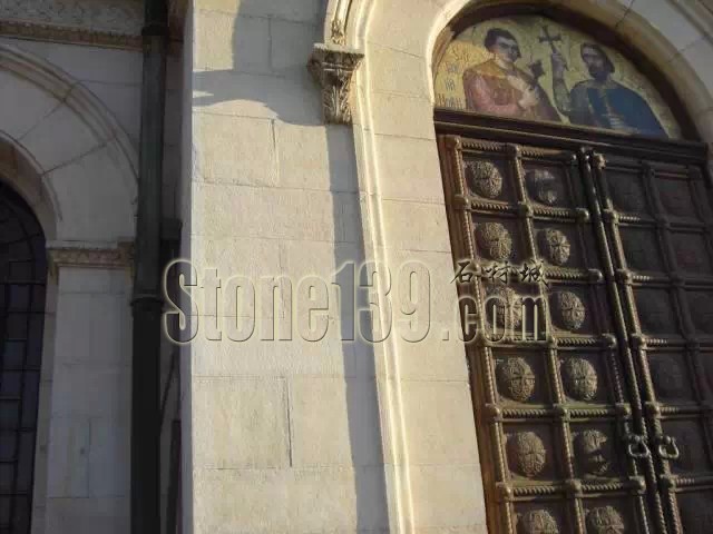 進口大理石沉香米黃酒店別墅外墻裝飾案例欣賞