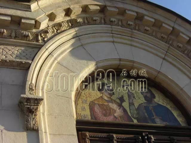 進口大理石沉香米黃酒店別墅外墻裝飾案例欣賞