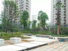 江西珍珠白石材小區水池應用案例