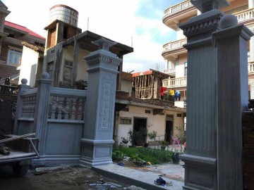 私家住宅 別墅欄桿 庭院石材護欄產品配套供應