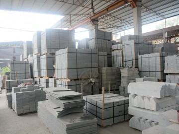 芝麻黑路沿石 小方塊等環境石材成品