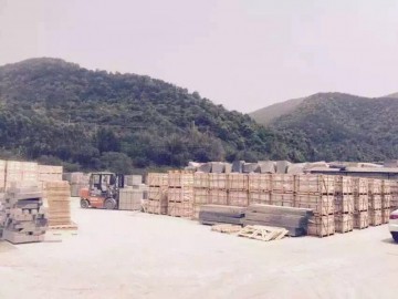 灰色花崗巖外墻干掛應用