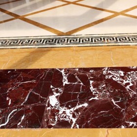 紫羅紅大理石地板應(yīng)用案例