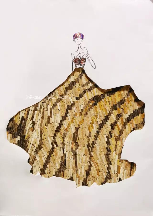 石材姑娘-這樣的裙子給我來一打 大理石紋理的裙子