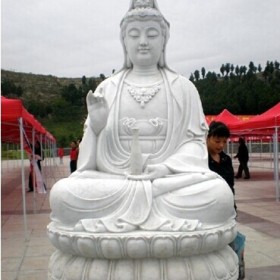 福建石雕現貨觀音，石雕四面觀音菩薩，觀音實力廠家