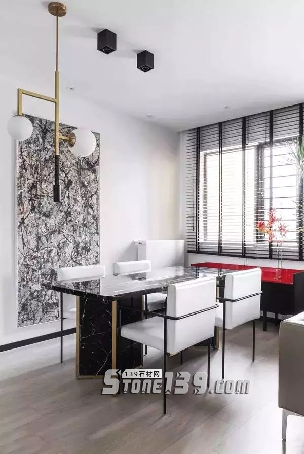 大理石+金屬，輕奢風的最佳cp