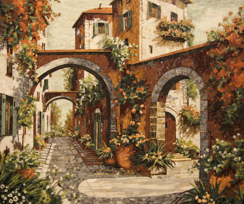 石材馬賽克的藝術(shù)魅力