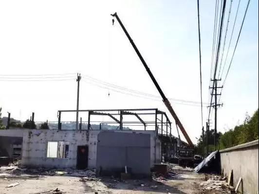 浙江新昌縣盛大石材市場違規被拆除