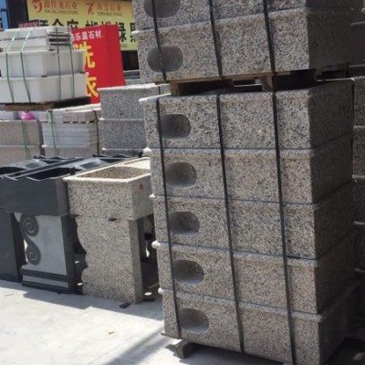 水頭花崗巖洗衣池批發 原石一體洗衣池