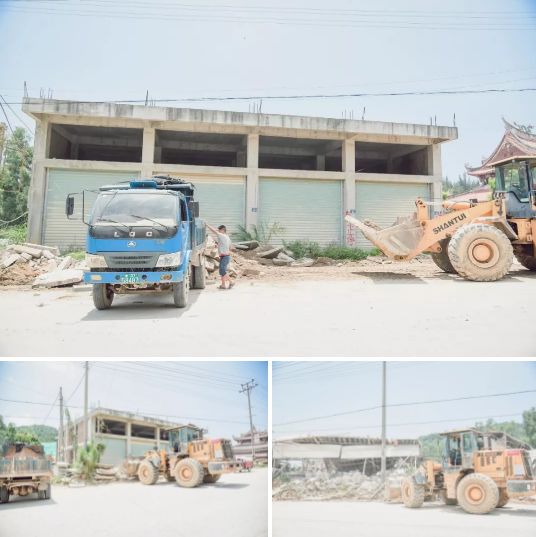 南安市石井鎮“重拳出擊”：取締“三無”石材加工廠，拆除面積總計1670平方米