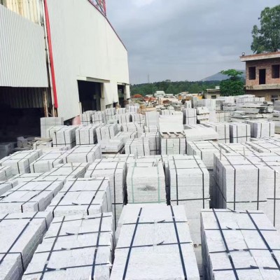 廣東花崗巖之家 芝麻白 廉江花 浪花白石材批發