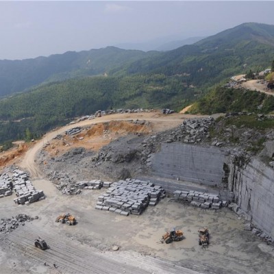 屏南芝麻黑荒料 礦區批發