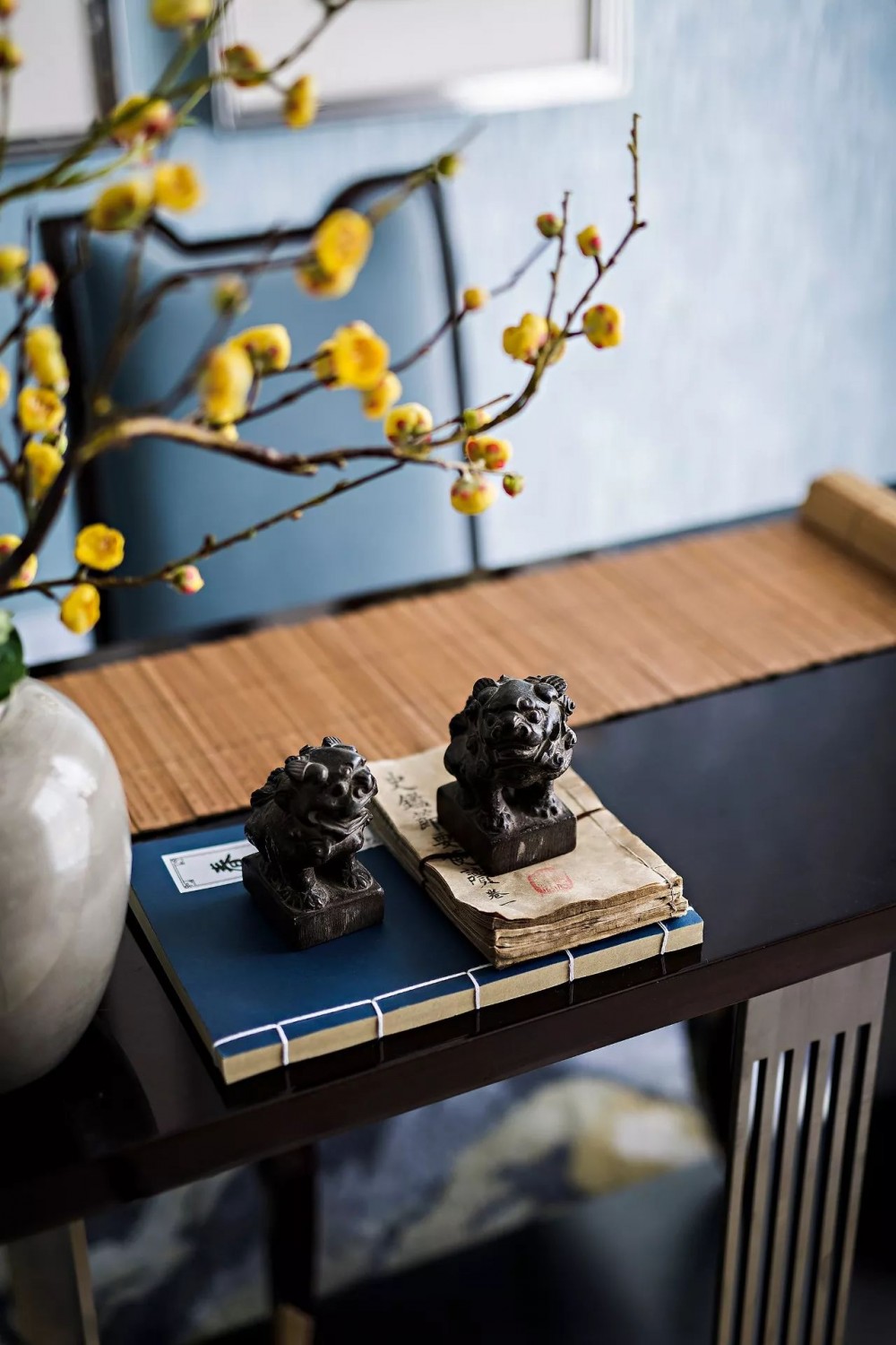 文人書香氣息濃厚的大理石背景墻裝飾風格