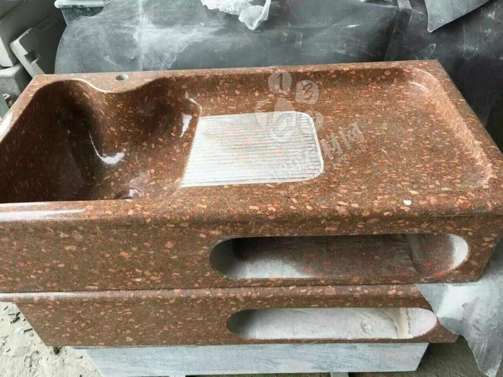 江西紅色花崗巖外墻別墅應用 彰顯尊貴就是要不一樣的紅（光澤紅映山紅）