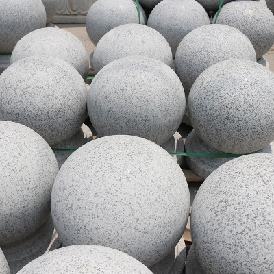 芝麻白圓球 石球 河南石球批發