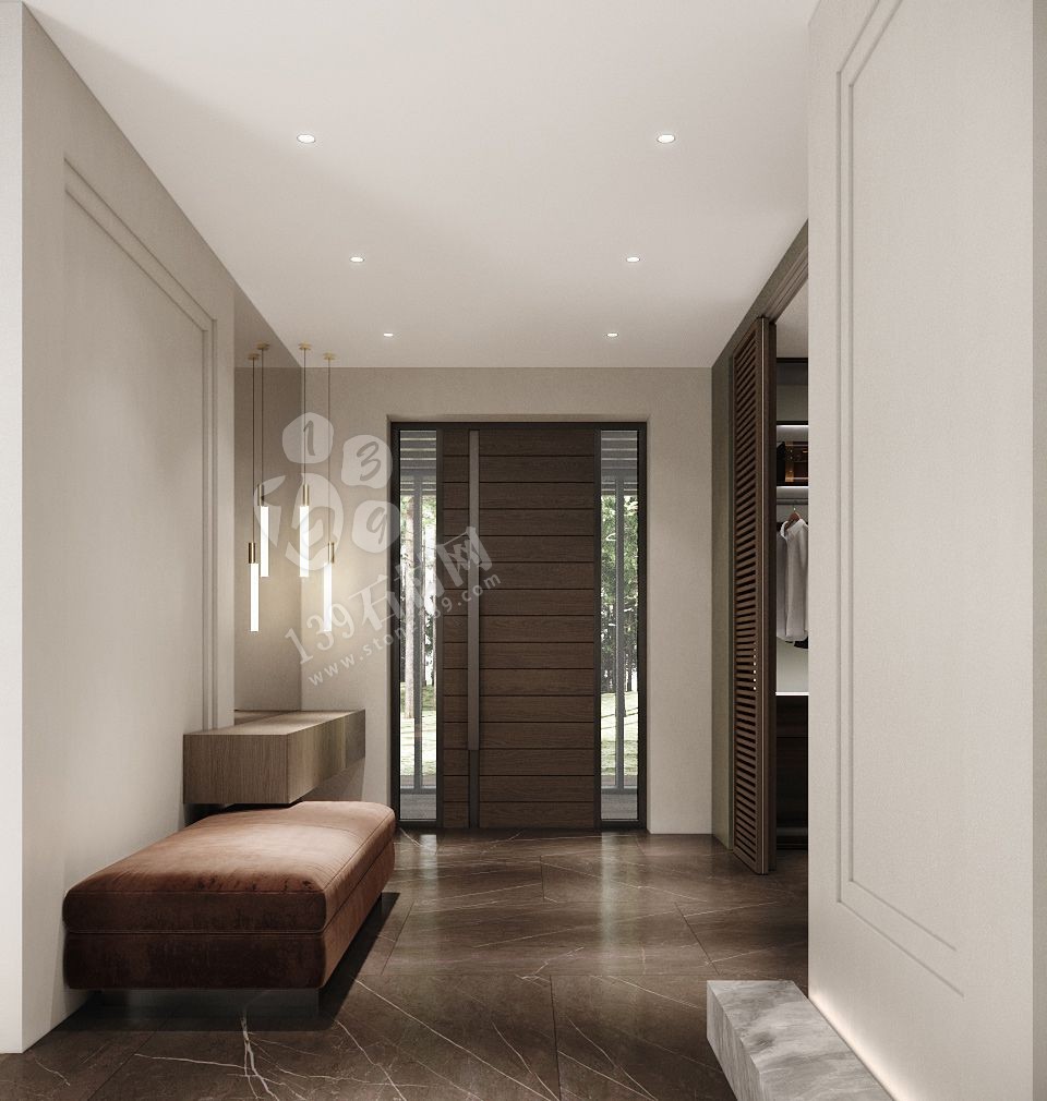 想要時尚潮流的玄關，試試大理石吧