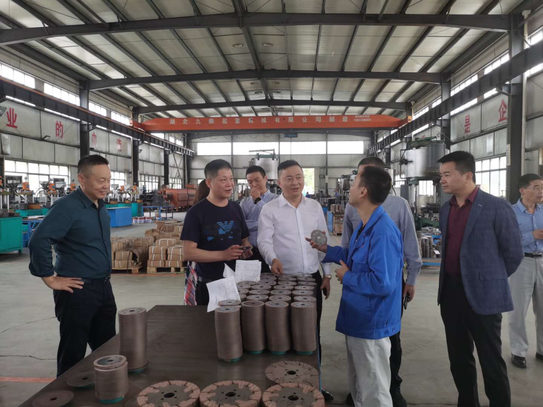 福建南安石材機械輔料產業聯合會赴鄂州金剛石產業集群參觀交流