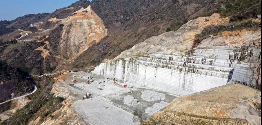 廣西桂林資源縣海浪花（浪花白）、資江灰石材鑒賞！