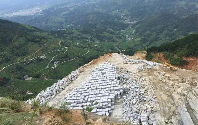 湖南長沙寧鄉市流沙河鎮花崗巖產區及芝麻灰石材