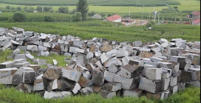 吉林省磐石市花崗巖產區吉祥黑、吉祥紅石材及礦山鑒賞！