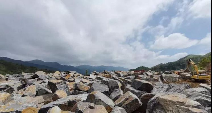 廣西黑石產地賀州市昭平縣富羅鎮廣西黑礦山及產品（新中國黑、富羅黑、蒙古黑）欣賞!