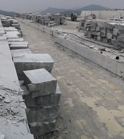 湖北芝麻灰黃岡羅田產區花崗巖G633及石材礦山欣賞