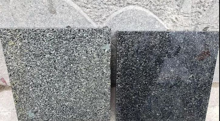 山西芝麻黑石材產區長治市平順縣芝麻黑礦山荒料產品欣賞