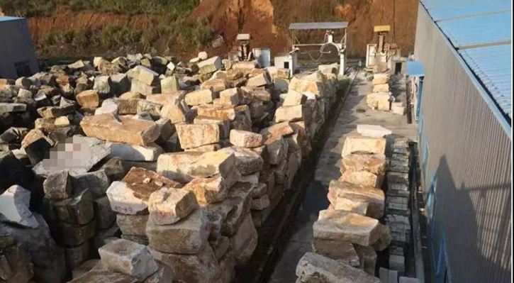 江西省宜春市石材產區袁州區珍珠白石材礦山及應用欣賞！