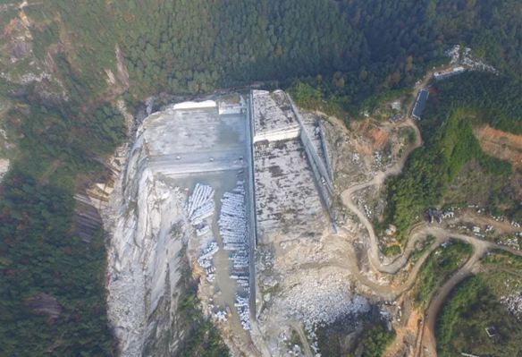 福建省三明市建寧縣均口鎮石材產區藍寶石（珍珠蘭）石材及礦山欣賞！