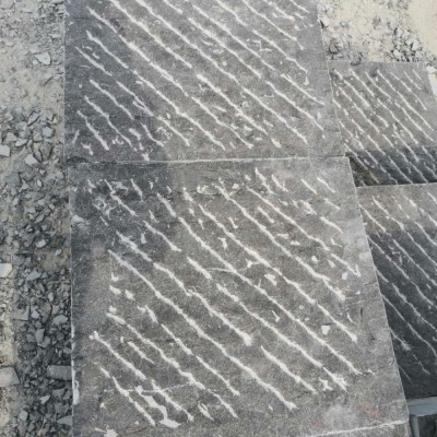 粗鑿面青石 細鑿面青石板  傳統手鑿面青石廠家