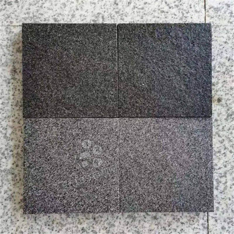 灰麻石提色變芝麻黑（中國(guó)黑）的方法原理介紹