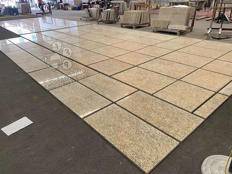 巴西金麻花崗巖排版